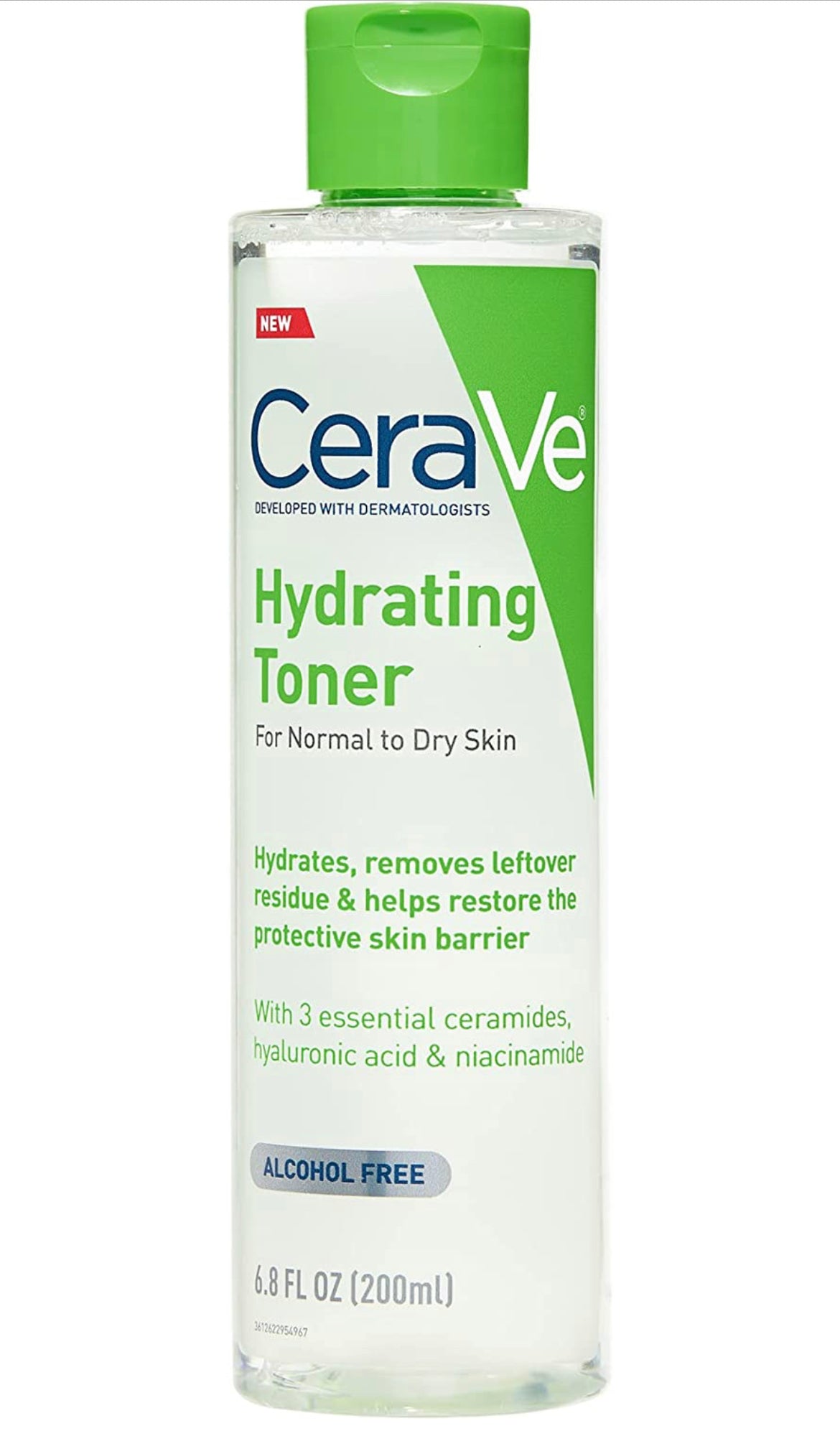 CeraVe Hydrating Toner for Face Non-Alcoholic with Hyaluronic Acid