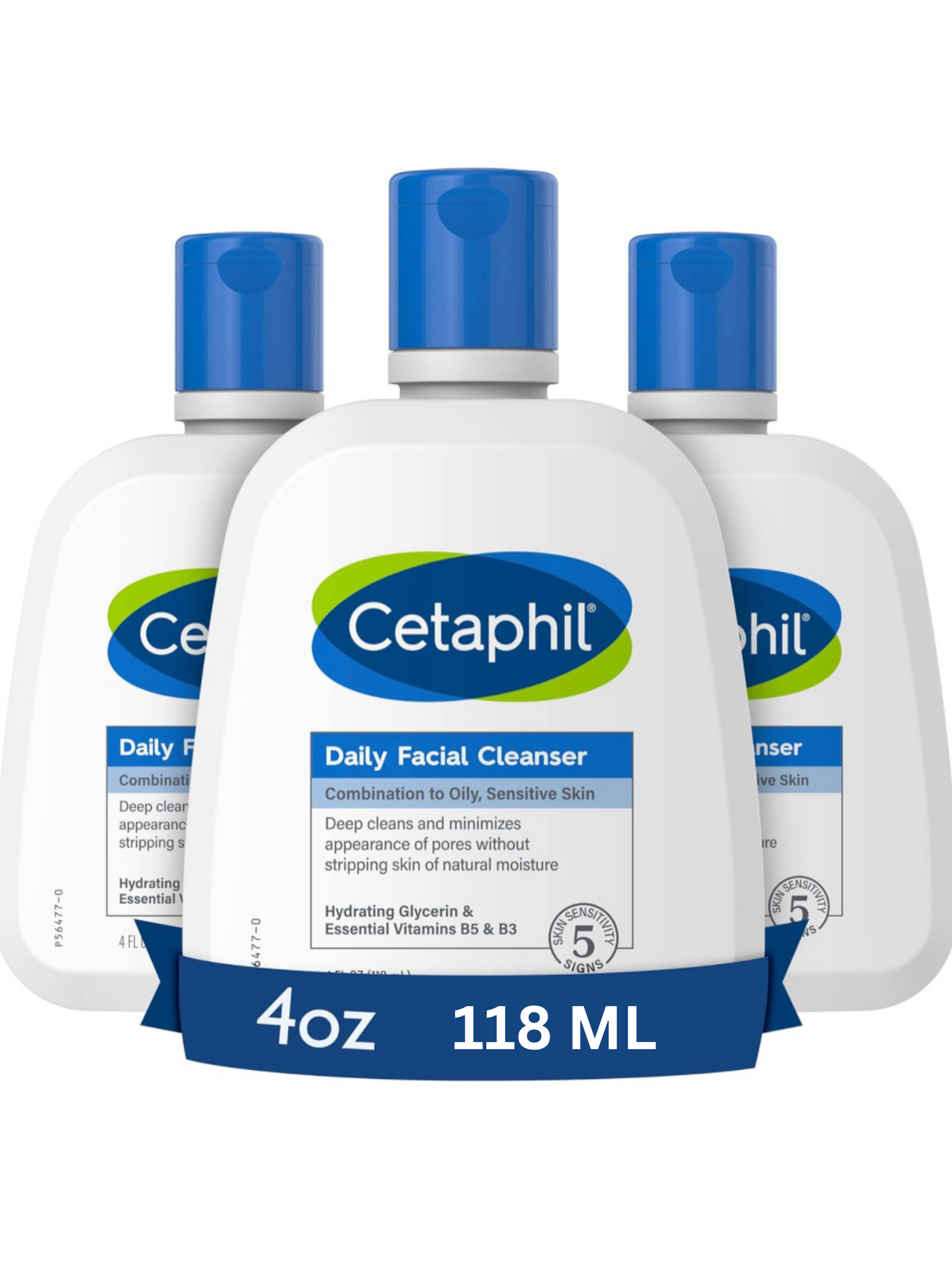 CETAPHIL Daily Facial Cleanser for Sensitive, Combination to Oily Skin