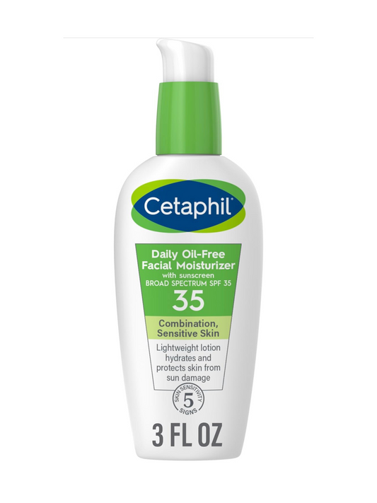 Cetaphil Face Moisturizer, Daily Oil Free Facial Moisturizer with SPF 35