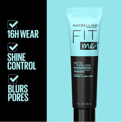 Maybelline New York Fit Me Matte + Poreless Mattifying Face Primer