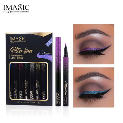 iMAGIC 8 Color Glitter Eyeliner Kit