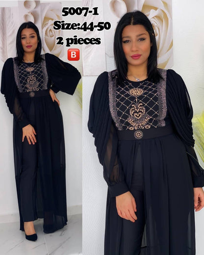 La Busca Fashion 2 Pieces perlage Noir